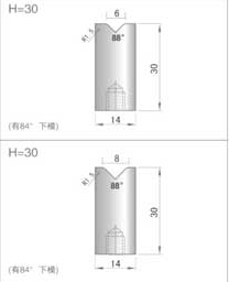 1V螺栓固定式标准下模